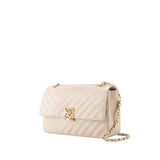 L-QUILTING One shoulder bag - Beige