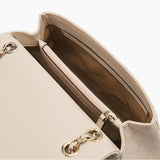 L-QUILTING One shoulder bag - Beige