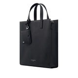 Formal Crossgrained Leather Tote bag with Cardholder
