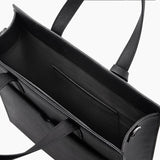 Formal Crossgrained Leather Tote bag with Cardholder