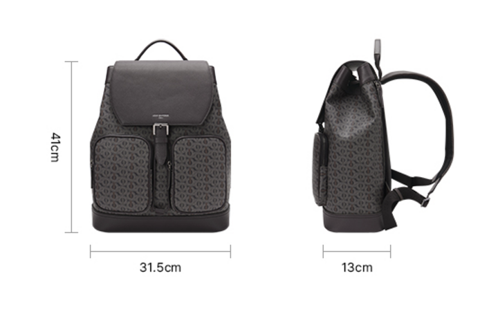 (NEW) LEPONT Mens Backpack MS1MG01BR