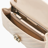 L-QUILTING One shoulder bag - Beige