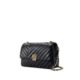 L-QUILTING One shoulder bag - Black