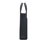 Formal Crossgrained Leather Tote bag with Cardholder