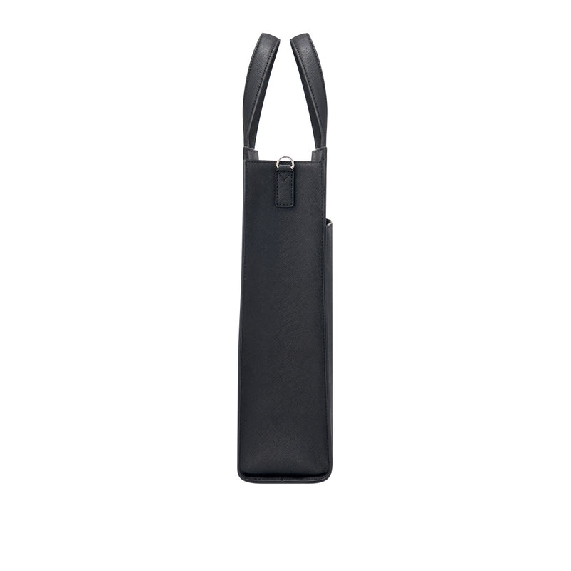 Formal Crossgrained Leather Tote bag with Cardholder