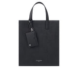 Formal Crossgrained Leather Tote bag with Cardholder